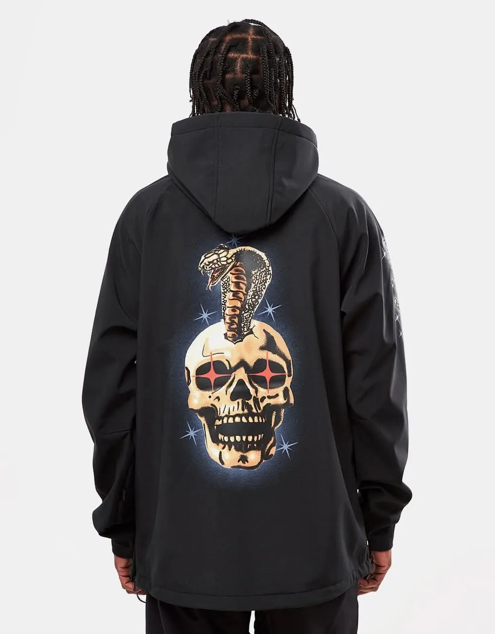 686 Waterproof Pullover Hoodie - Samborghini Black