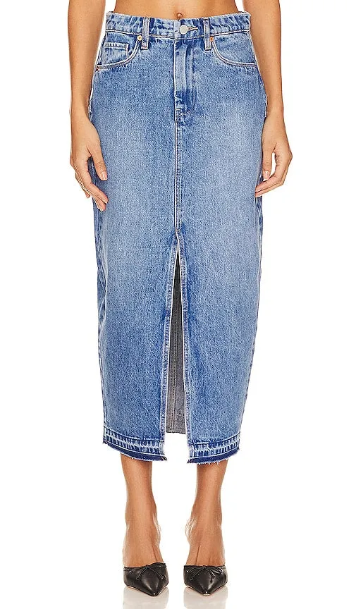 BLANKNYC Denim Pencil Skirt in Blue