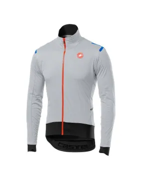 CASTELLI ALPHA ROS LIGHT JACKET SILVER GRAY BLACK