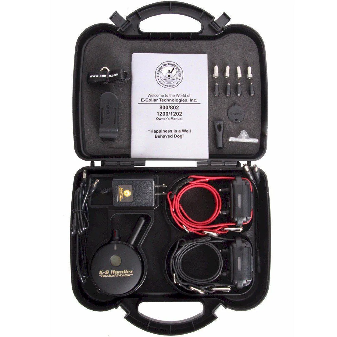 Educator K9-802 2 DOG K9 HANDLER ON 33″ BUNGEE COLLARS