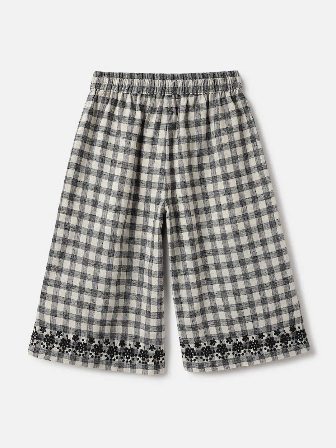 Elle Kids Black Wide Leg Trouser