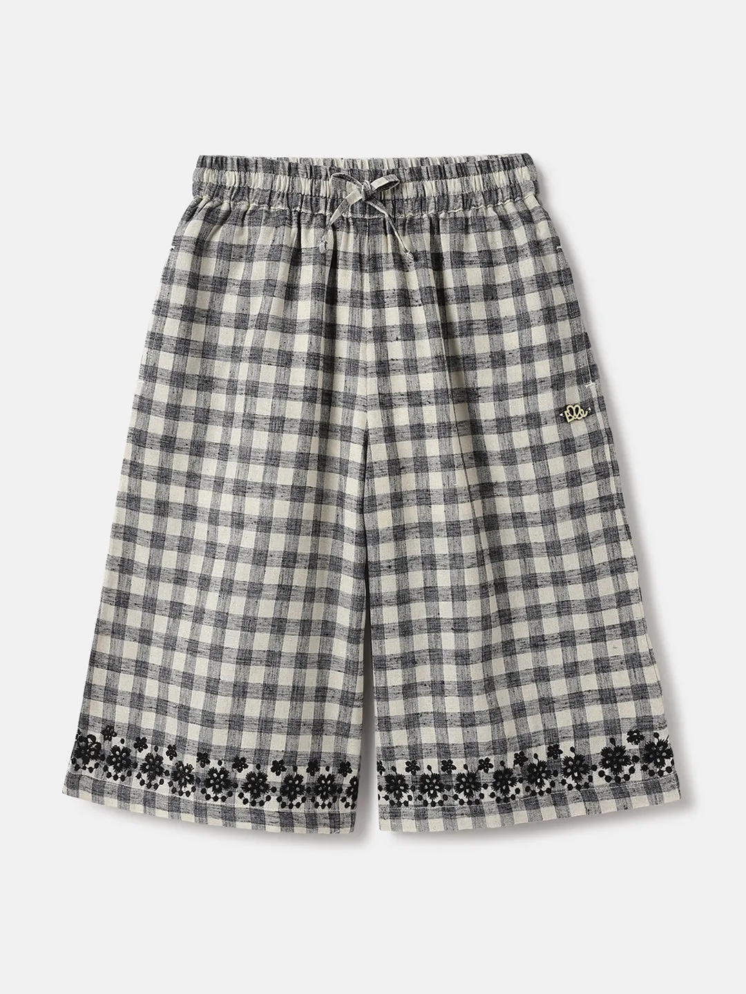Elle Kids Black Wide Leg Trouser