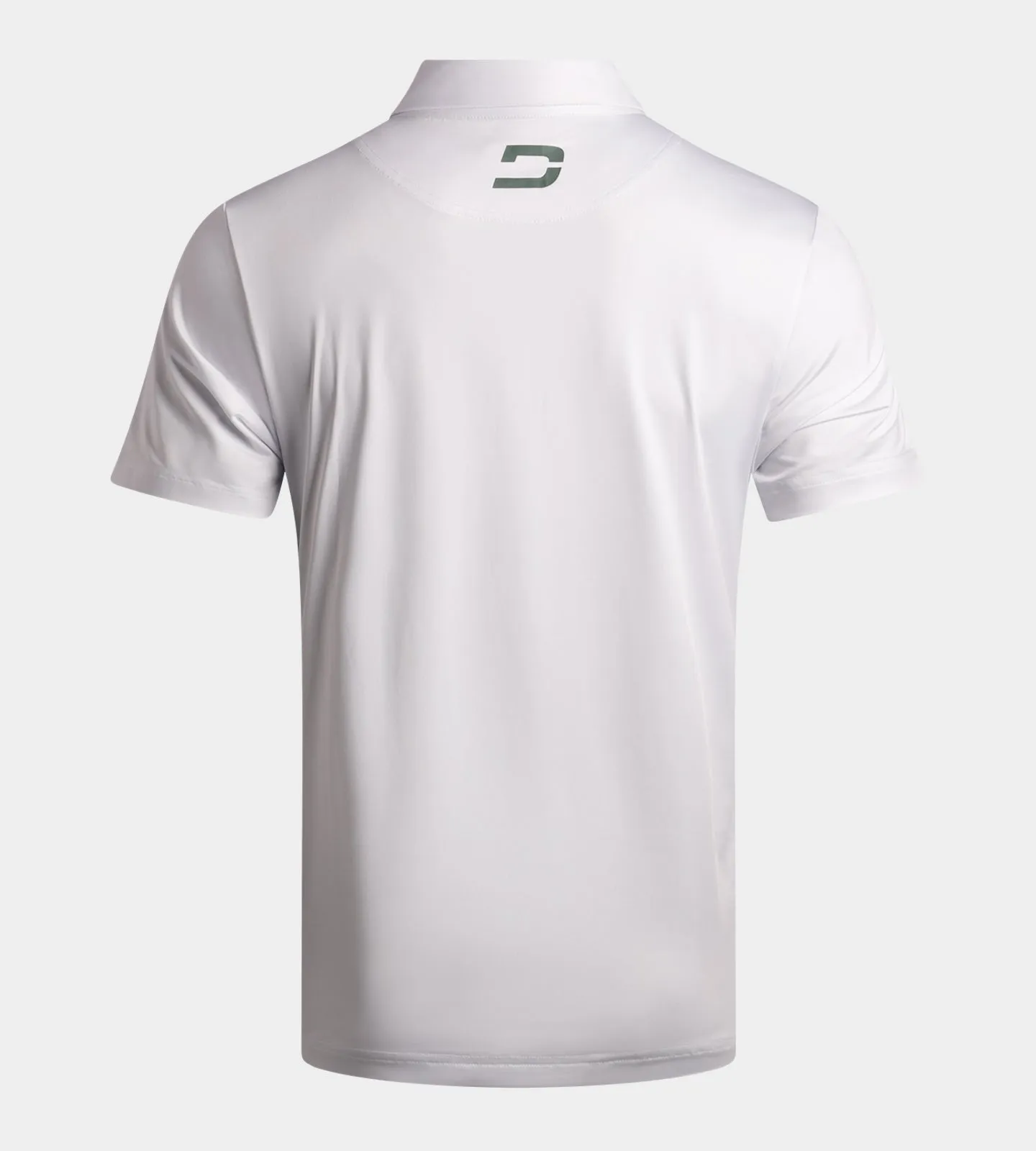 FLORAL PANEL POLO - WHITE