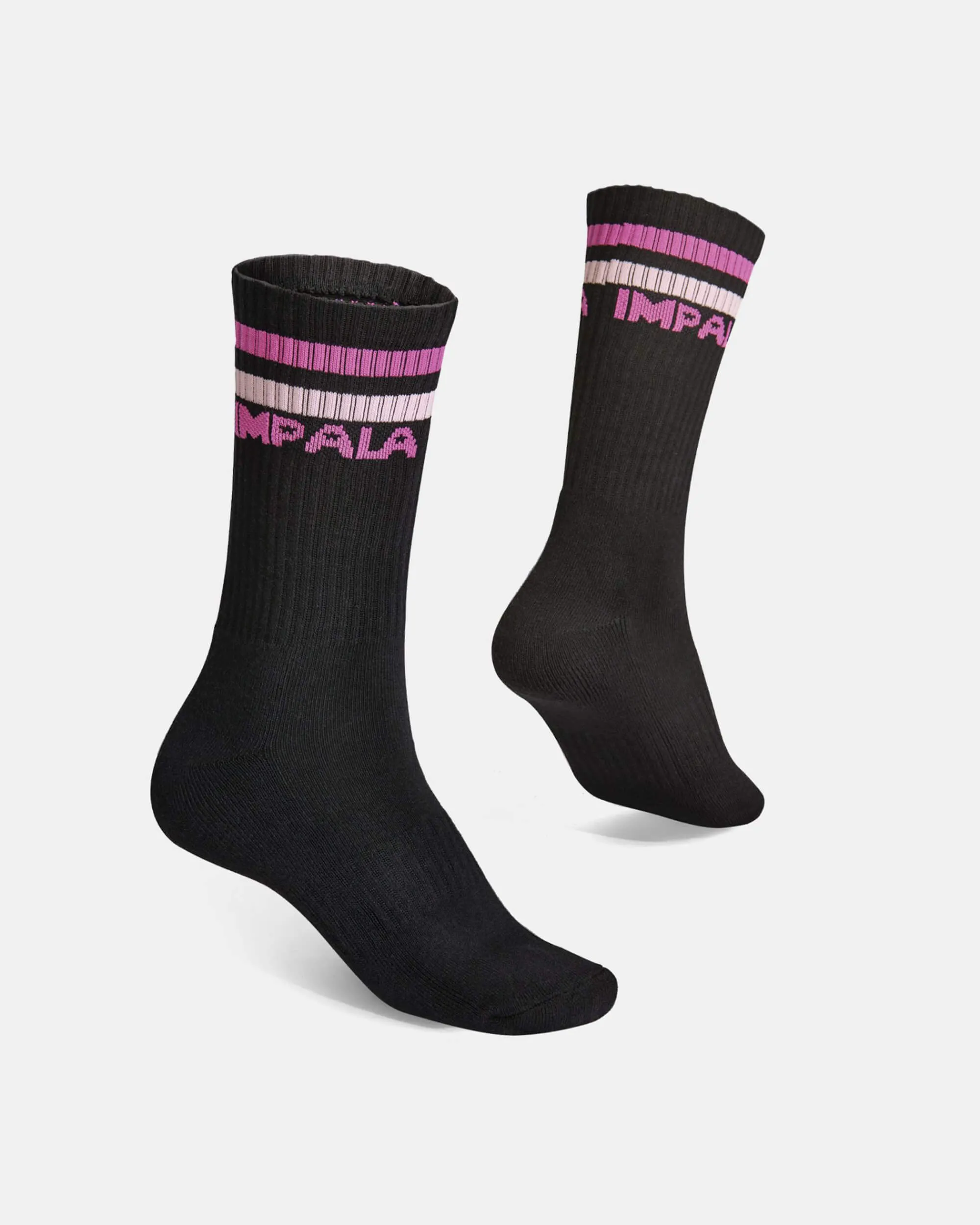 Impala Stripe Sock 3pk - Black