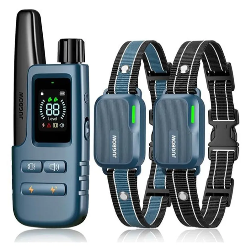 Jugbow Remote Dog Training Collar - 3300FT Range, 4 Modes, IPX7 Waterproof, Rechargeable for All Breeds