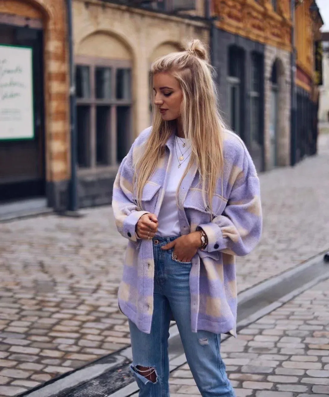 KOREAN OVERSIZE WOOL COAT