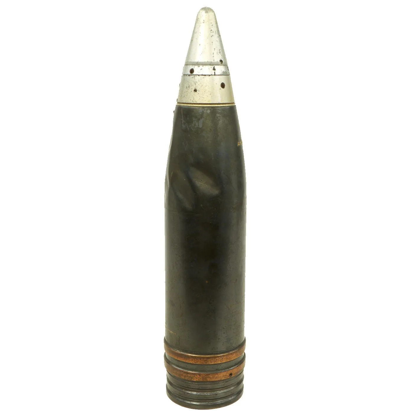 Original German WWII FlaK 88 Inert Projectile Converted to Drinking Decanter - Antigiftgasgranate