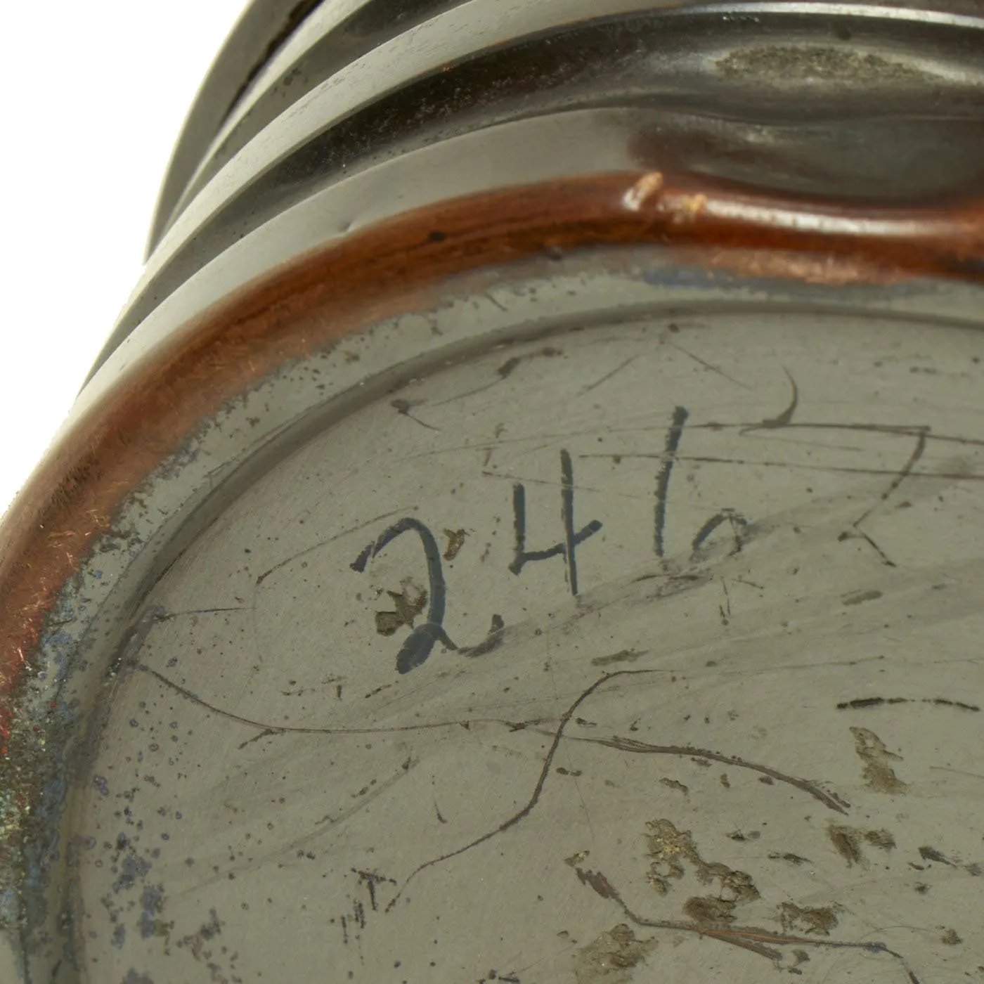 Original German WWII FlaK 88 Inert Projectile Converted to Drinking Decanter - Antigiftgasgranate