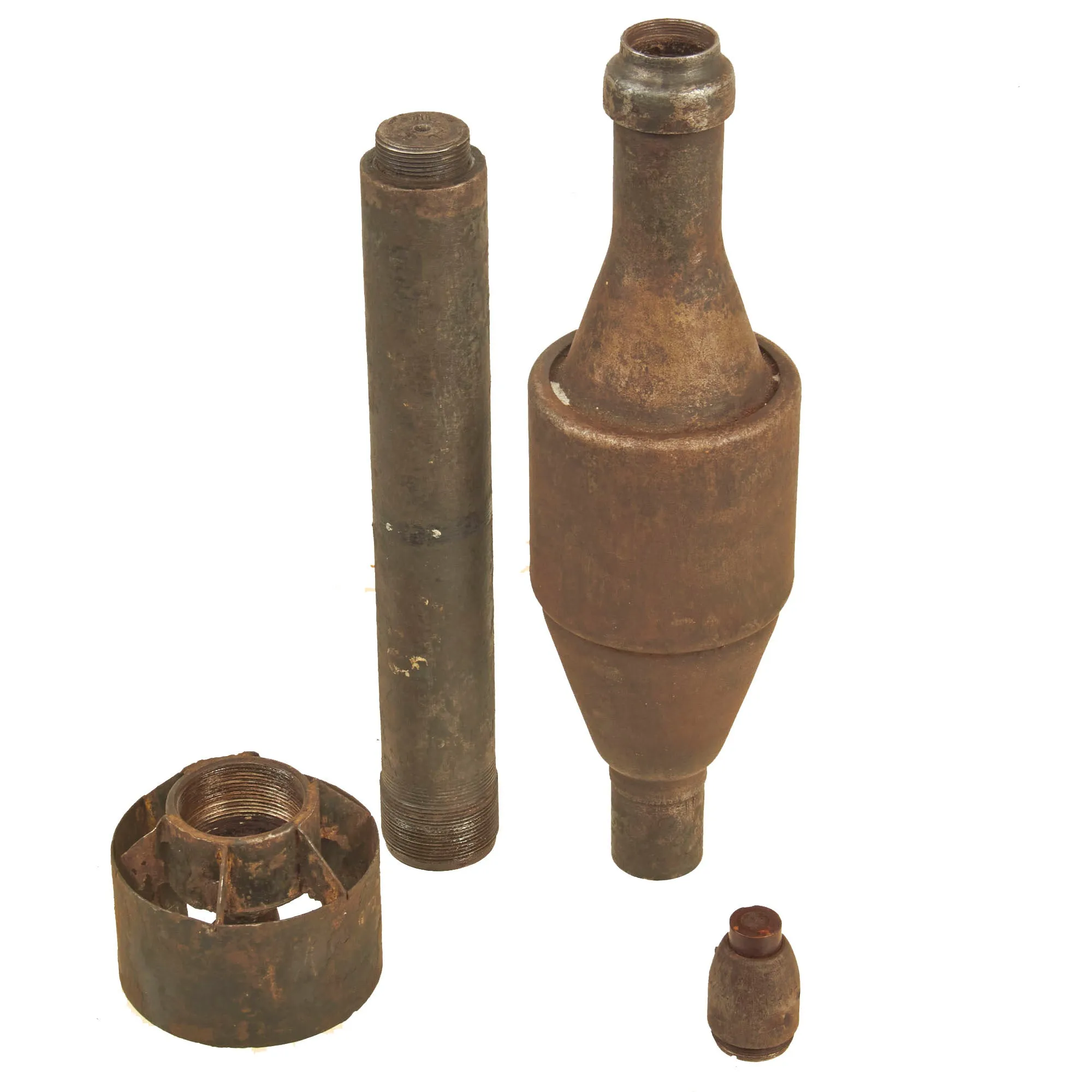 Original German WWII Inert Panzerschreck RPzB 54 Anti-Tank Rocket with Markings