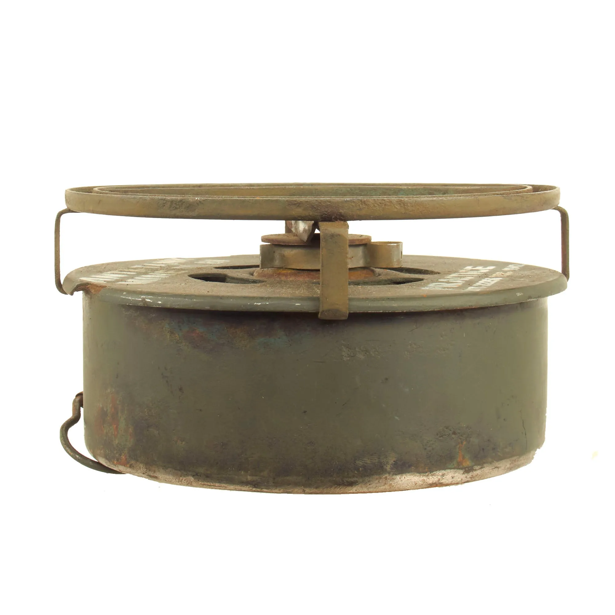 Original U.S. WWII M1B1 Anti-Tank Inert Training Mine - Dated 1942