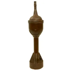Original WWII British PIAT Anti-Tank Bomb Launcher Deactivated Round  Dated April 1945 - Mint Condition
