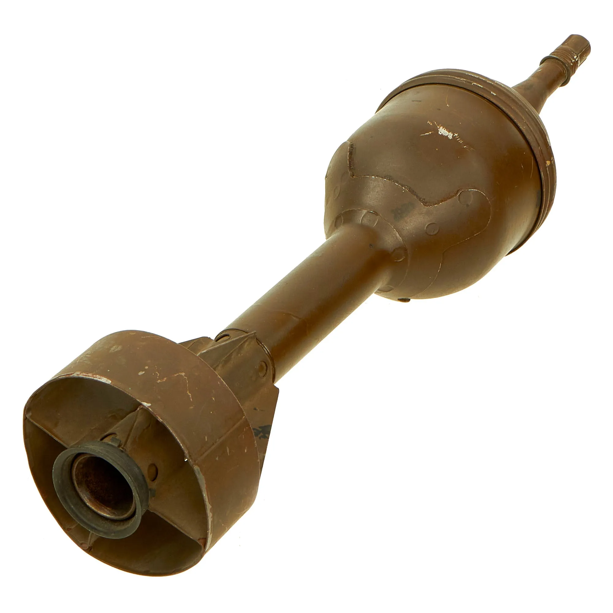 Original WWII British PIAT Anti-Tank Bomb Launcher Deactivated Round  Dated April 1945 - Mint Condition