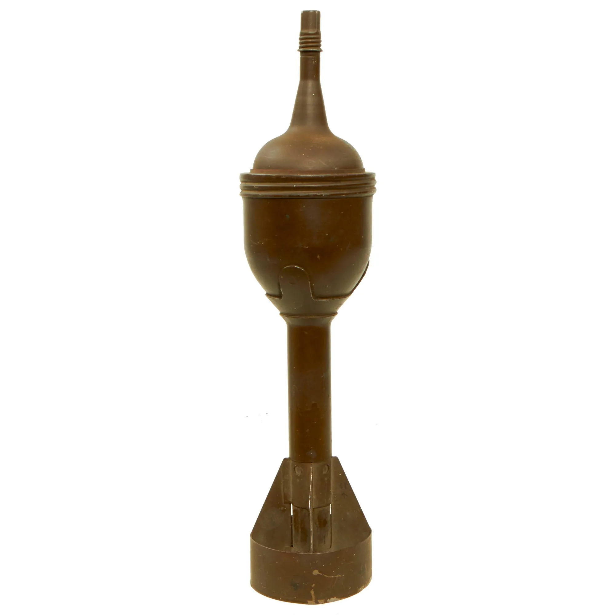 Original WWII British PIAT Anti-Tank Bomb Launcher Deactivated Round  Dated April 1945 - Mint Condition