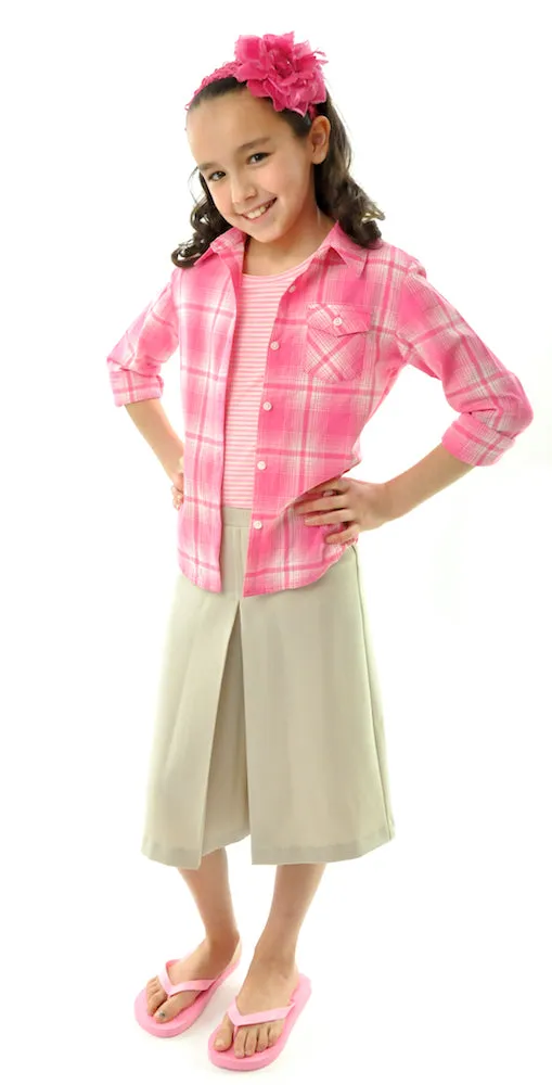 Two Pleater Culotte / Girls