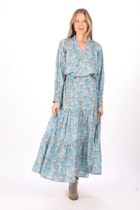 Willow Skirt. Opal Blue
