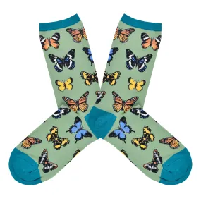 Women's Majestic Butterflies Socks